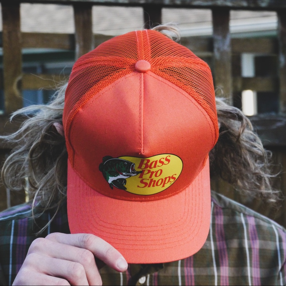 BASS PRO SHOP | Orange Trucker Hat